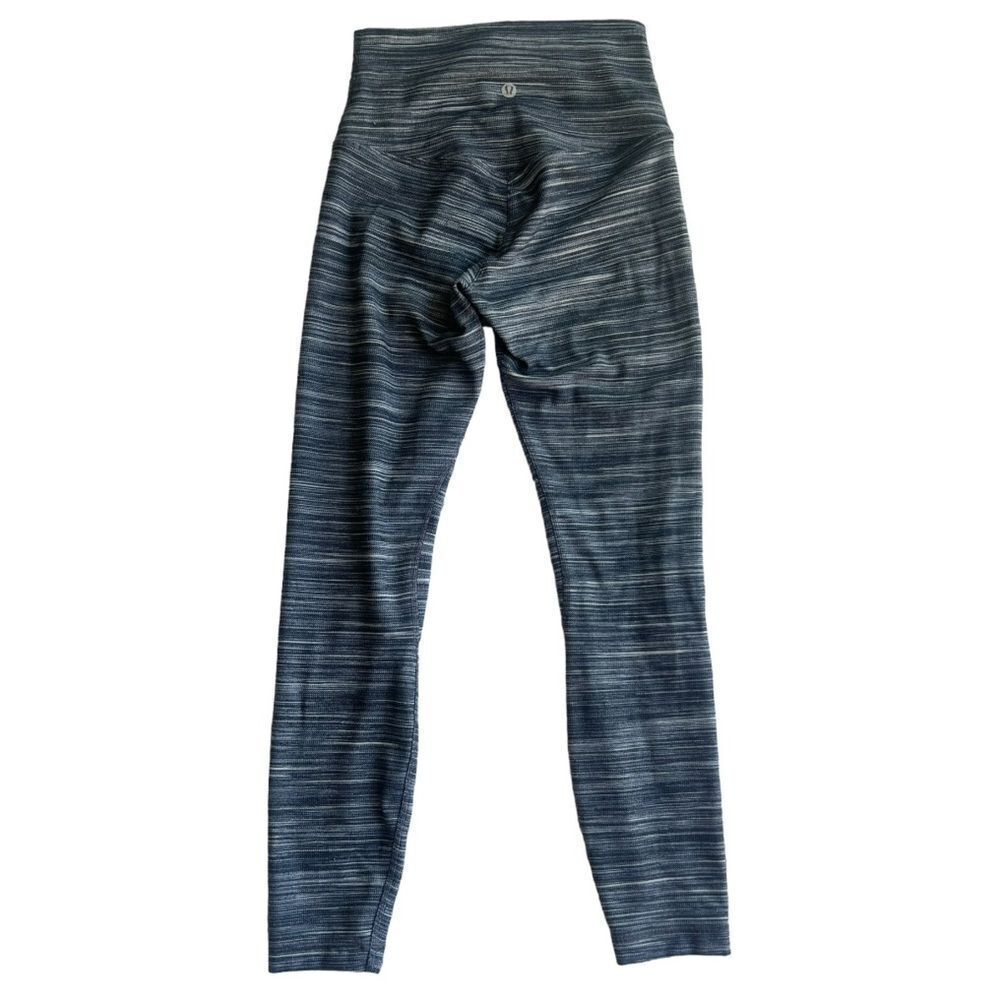 Lululemon Athletica Align Women's High Rise Workout Yoga Gray Blue Legging sz 4